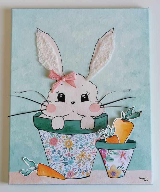 Un cadeau unique : le lapin d’E.